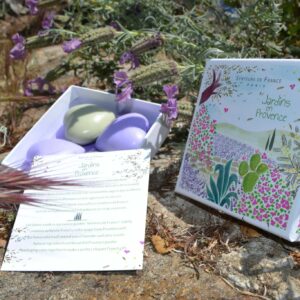 savons coeur olive et lavande jardin en Provence