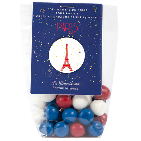 Confiserie traditionnelle au réglisse tricolore