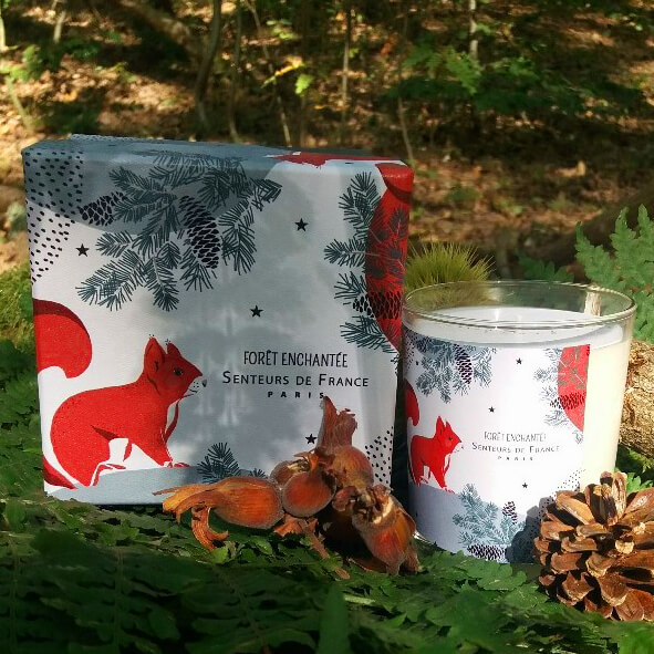 bougie parfumée ambre