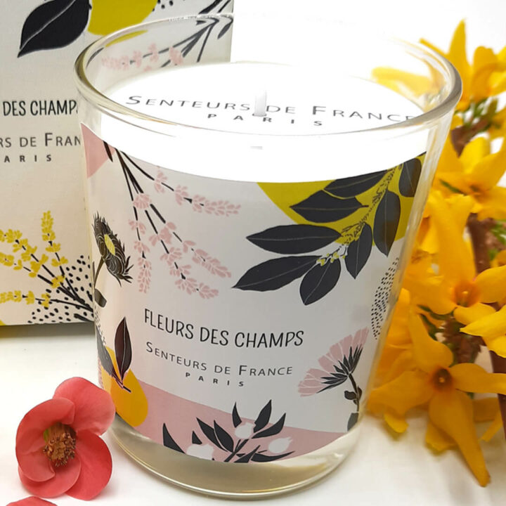 bougie parfumée fleurs des champs