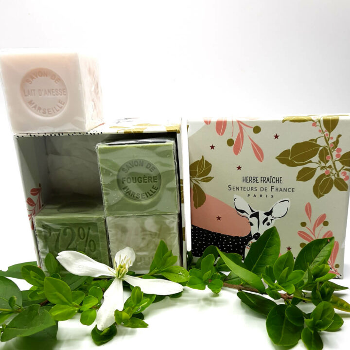 Coffret savons verveine et lait d'ânesse