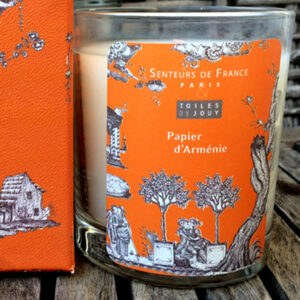 bougie parfumée ambre