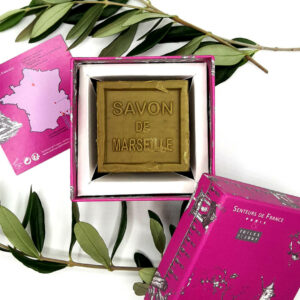 savon de Marseille coffret rose