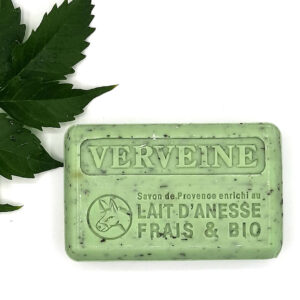 savon verveine broyée au lait d'ânesse