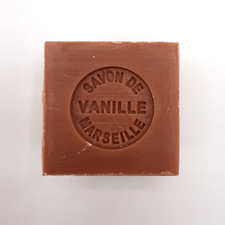 savon cube vanille