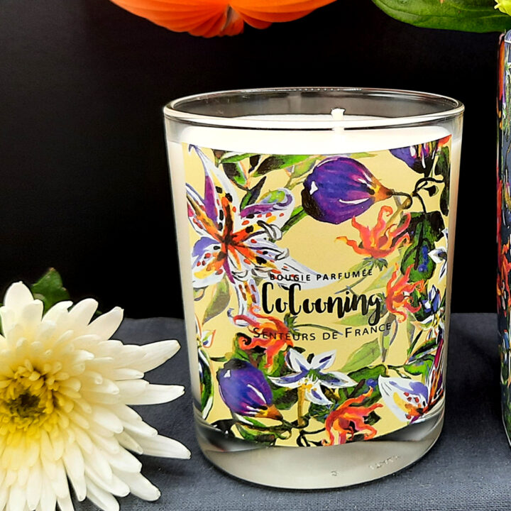 Bougie parfumée boisée "cocooning"