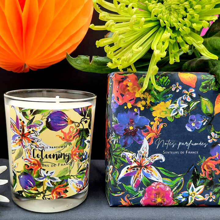 Bougie parfumée boisée "cocooning"