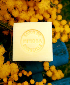 savon cube mimosa