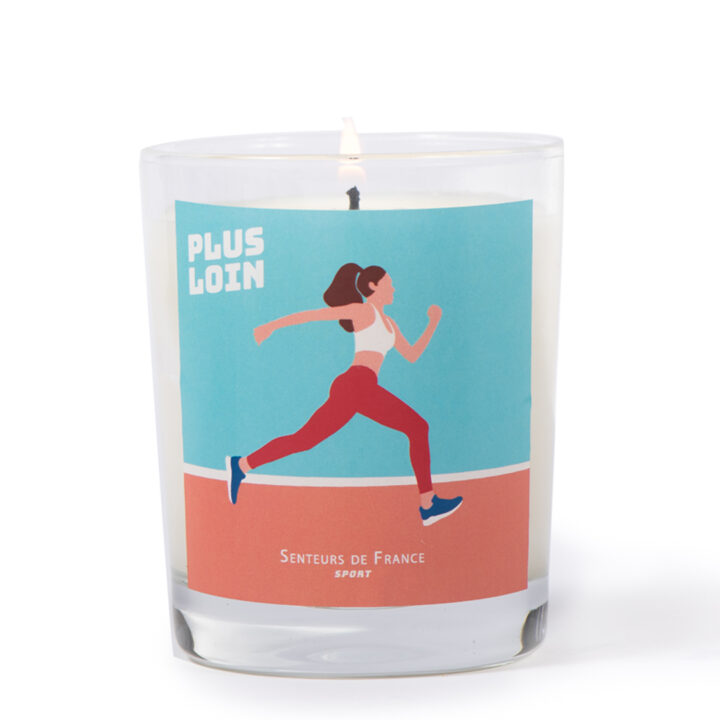 bougie parfumée running