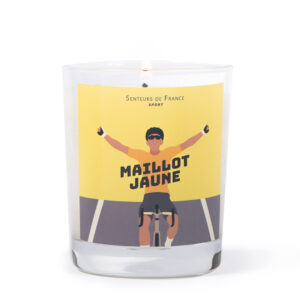 bougie parfumée fleurie cyclisme