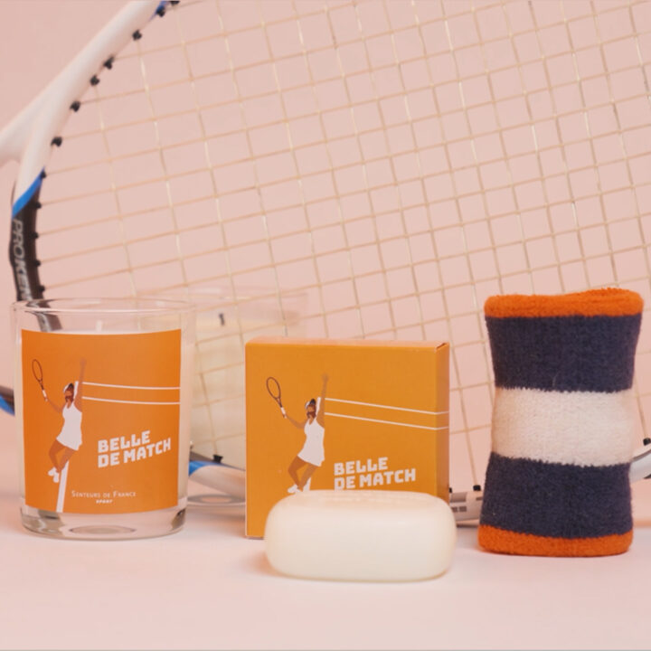 Bougie parfumée ambre tennis