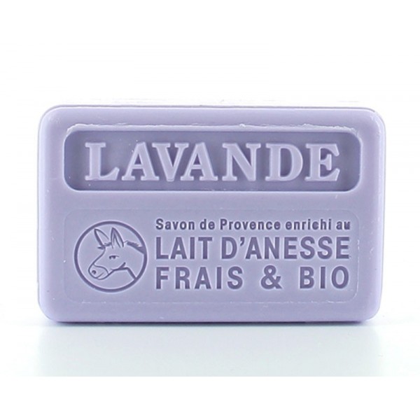 savonnette lait d'ânesse lavande