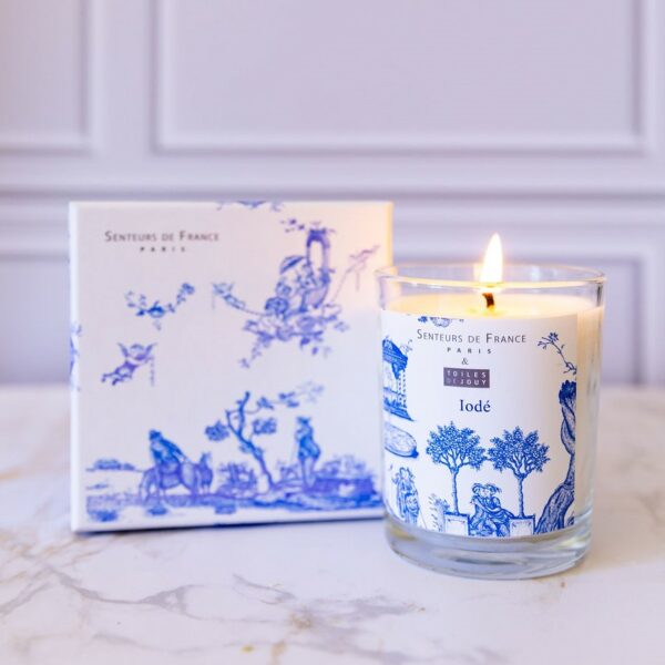 Bougie parfumée iodée avec coffret