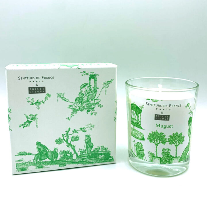 Bougie parfumée muguet haut de gamme cire végétale